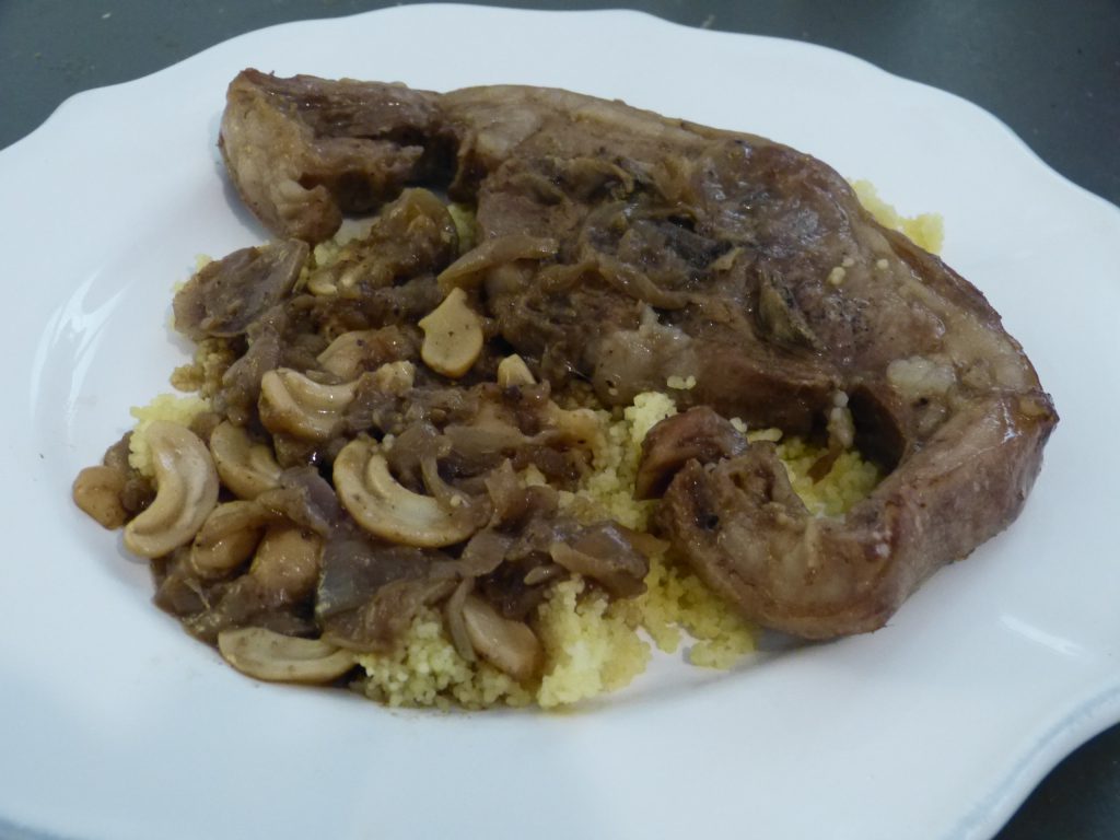 recette tajine agneau noix de cajou