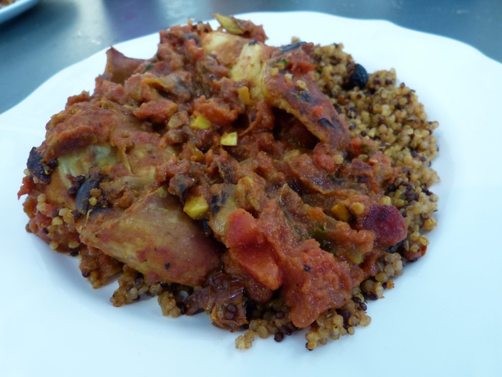 recette tajine lapin gingembre