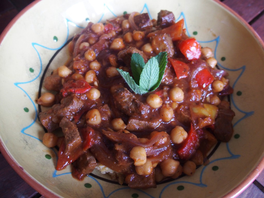 recette tajine veau pois chiches