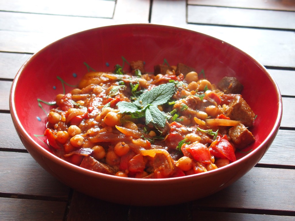 recette tajine veau pois chiches