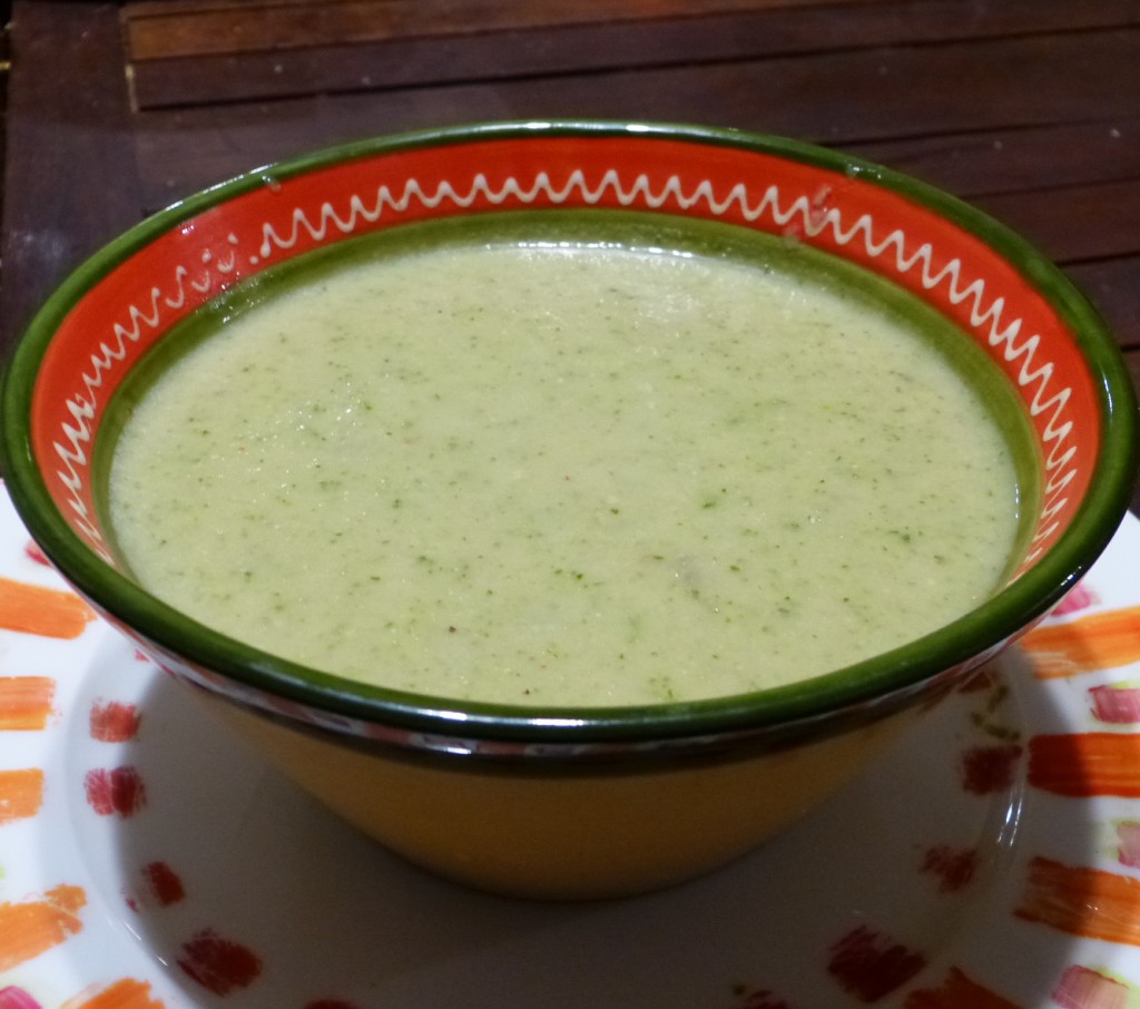 soupe courgette recette fourme ambert