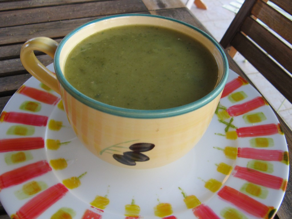 soupe courgettes recette menthe