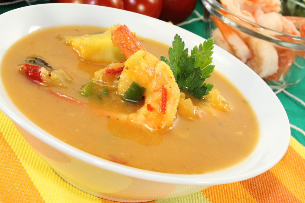 recette crevettes citronnelle soupe