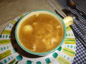soupe poulet recette citron oeuf