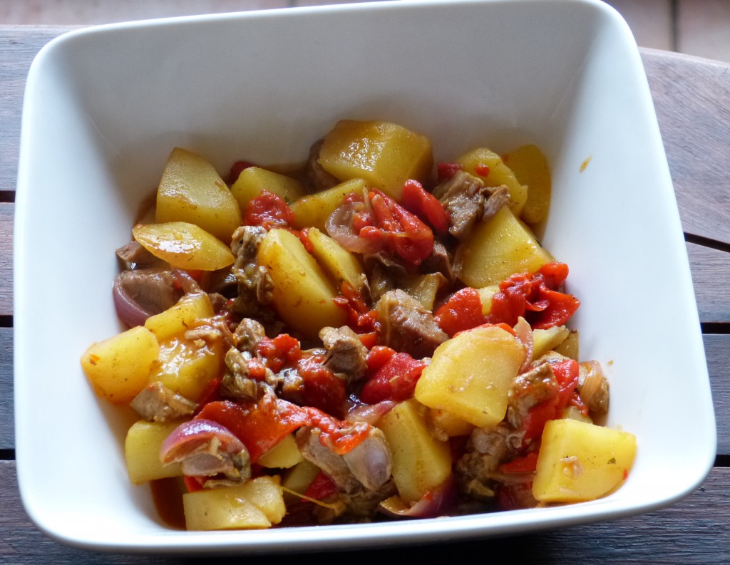 tajine agneau recette poivron