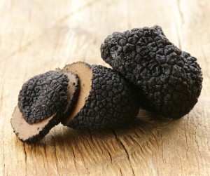 delicacy mushroom black truffle  -  rare and expensive vegetable