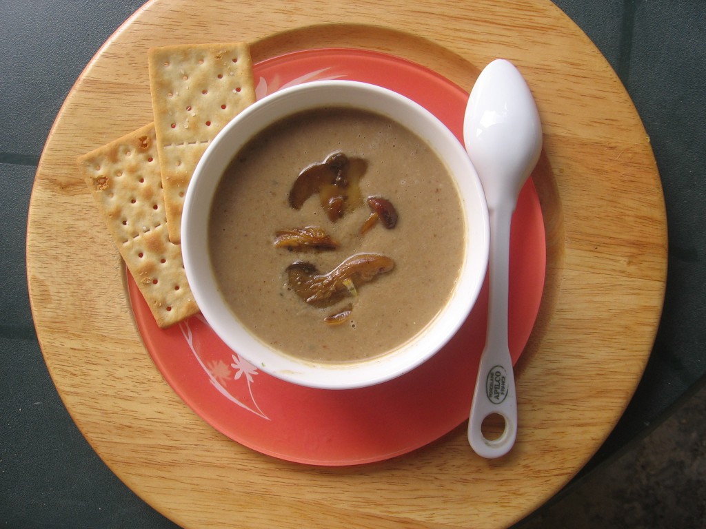 veloute champignons recette crus cuits